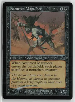 Accursed Marauder (Retro Frame) LP Foil 405 Modern Horizons 3 MTG - Image 1