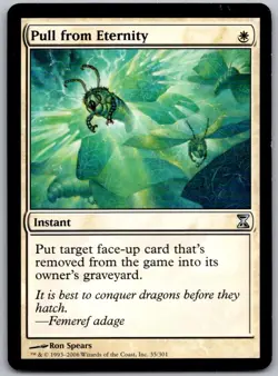 Pull from Eternity 35 Uncommon Time Spiral Magic: The Gathering Lightly Played - Image 1