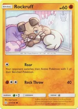 x4 Rockruff - 123/236 - Common Pokemon SM12 Cosmic Eclipse M/NM English - Image 1