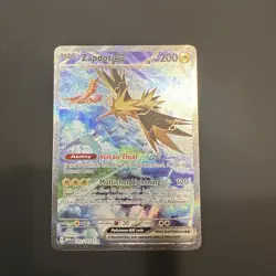 Zapdos ex #202/165 - 2023 Pokemon SV Mew EN 151 - NM+ !! - Image 1