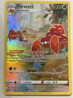 The Pokemon Company Parasect TG01/TG30 Lost Origin Trainer Gallery Holo EN 2022 - Image 1
