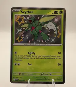 Scyther 095 2024 Pokemon PAF EN Shiny Rare - Image 1