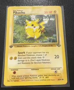 1999 Pokemon Jungle 1st Edition Pikachu #60/64 - Image 2