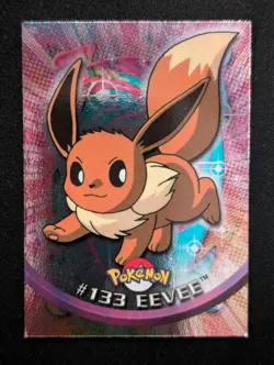 Eevee 133 - Foil - Blue Label - Topps - Pokemon TCG - NM - Image 1