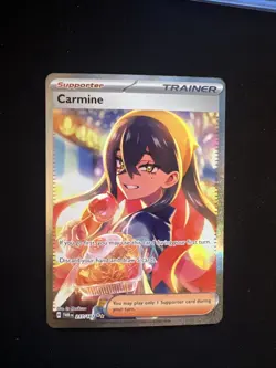 Pokemon TCG Carmine 217/167 Sv06 Twilight Masquerade SIR - Image 1