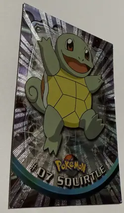 Topps Pokemon Squirtle #07 Chrome TV Animation Edition - Image 3