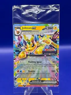 2025 Pokemon Jolteon ex 030/131 Prismatic Evolutions Stamped Promo Sealed - Image 1