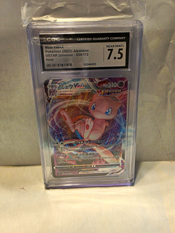 CGC 7.5 Mew VMAX S12a VSTAR Universe 054/172 Japanese Holo Triple Rare 310HP - Image 1
