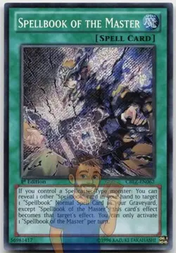 Spellbook of the Master CBLZ-EN062 Secret Rare 1st Edition Near Mint Yugioh - Image 1