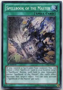 Spellbook of the Master CBLZ-EN062 Secret Rare 1st Edition Near Mint Yugioh - Image 2