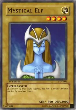 Mystical Elf SDY-001 Common Starter Deck: Yugi Yu-Gi-Oh Unlimited Near Mint - Image 3
