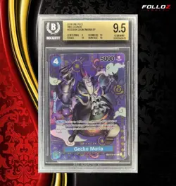 CARTA ONE PIECE GECKO MORIA ST03-004 MOSAIC ENG BGS 9.5 - Image 1