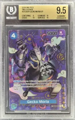 CARTA ONE PIECE GECKO MORIA ST03-004 MOSAIC ENG BGS 9.5 - Image 2