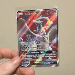 Pokemon TCG Reshiram GX 65/70 Dragon Majesty Ultra Rare FA Holo Eng 180 HP - Image 1