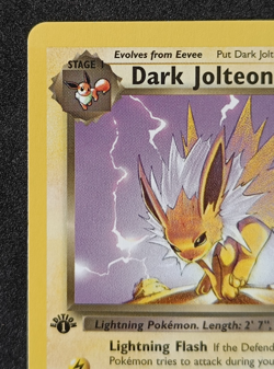 Pokemon TCG Dark Jolteon 38/82 - 1st Edition Team Rocket Uncommon Card NM - Image 2