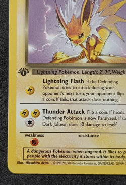 Pokemon TCG Dark Jolteon 38/82 - 1st Edition Team Rocket Uncommon Card NM - Image 5