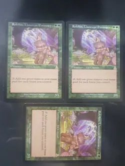 MTG Magic - (R) Urza's Destiny - Rofellos, Llanowar Emissary - LP - Image 2