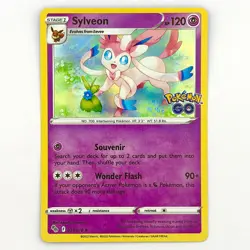 Pokemon Card Sylveon Pokemon Go Holo Rare 035/078 Near Mint - Image 1