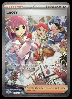 Pokemon Cards Lacey 172/142 Holo Stellar Crown Special Illustration Rare NM - Image 1