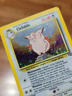 Clefable 1/64 Jungle Set 1999 Holofoil Rare Holo Pokemon Card MP! - Image 2