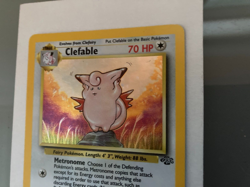 Clefable 1/64 Holo Rare Jungle Set Pokemon Card 1999 Excellent - Image 3