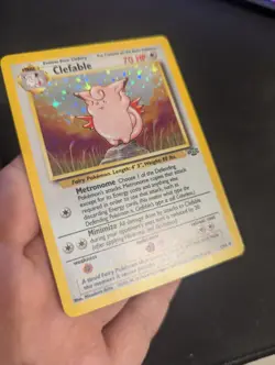 Clefable - 1/64 - Holo Rare - Jungle - Pokemon Card - LP - Image 5
