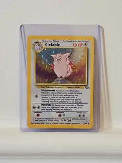 Clefable 1/64 Jungle set Holo Rare Pokemon Card TCG - Image 1