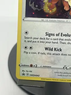 Pokemon TCG Eevee SWSH042 Sword & Shield Promo LP - Image 5