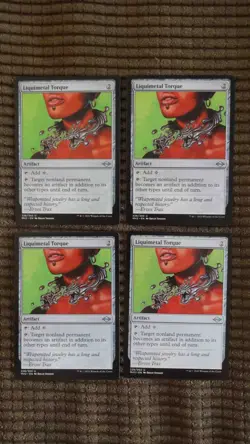 Magic: the Gathering / MtG Liquimetal Torque x4 Modern Horizons 2 - Image 1