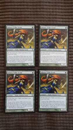 Magic: the Gathering / MtG Sakura-Tribe Scout x4 Saviors of Kamigawa - Image 1