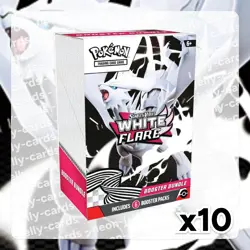 White Flare Booster Bundle Case (10 Bundles) - Sealed - Pokemon - Image 1
