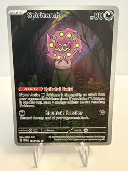 Spiritomb 148/132 Illustration Rare Mega Evolution Pokemon Near Mint - Image 1