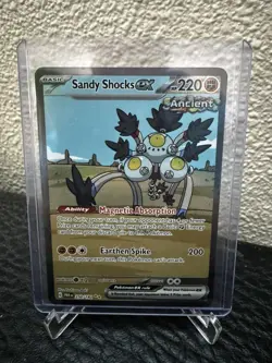 Pokemon TCG Sandy Shocks EX Paradox Rift 250/182 Holo Special Illustration Rare - Image 1