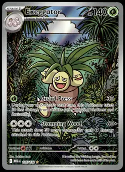 Exeggutor 135/132 Illustration Rare Mega Evolution Pokemon Holo Near Mint - Image 1