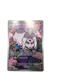 Houndstone 145/132 Mega Evolution Illustration Rare Holo Near Mint Pokemon - Image 1