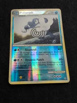 Pokemon TCG Poliwrath Unleashed 21/95 Reverse Holo Rare - Image 3