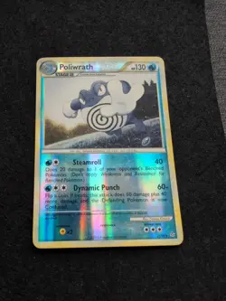 Pokemon TCG Poliwrath Unleashed 21/95 Reverse Holo Rare - Image 5
