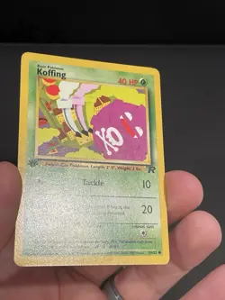Pokemon Card 1ST EDITION Koffing Team Rocket 58/82 WotC Vintage 2000 NM - Image 5