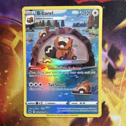Pokemon Bibarel GG25/GG70 Crown Zenith: Galarian Gallery Holo Near Mint - Image 1