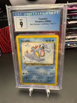 Pokemon Totodile - WOTC Neo Genesis Common 80/111 Unlimited 2000 - Image 1