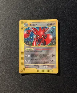 Pokemon AQUAPOLIS - #H21/H32 Scizor - Holo - ENG - Heavily Played - Image 3