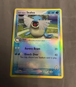 Team Aqua's Sealeo 31/95 Team Magma vs Team Aqua Uncommon Reverse Holo ENG 80 HP - Image 1