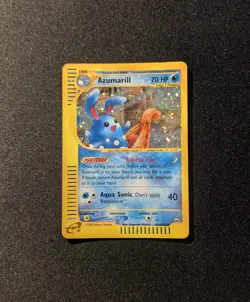 Pokemon AQUAPOLIS - #H4/H32 Azumarill - Holo - ENG - Moderately Played - Image 3