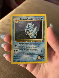 2000 Pokemon GIOVANNI'S GYARADOS #5/132 Gym Challenge Rare Holo English - Image 1
