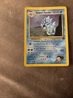 2000 Pokemon GIOVANNI'S GYARADOS #5/132 Gym Challenge Rare Holo English - Image 4