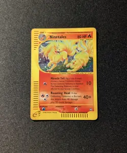 Pokemon AQUAPOLIS - #H19/H32 Ninetales - Holo - ENG - SWIRL - HP/MP - Image 3