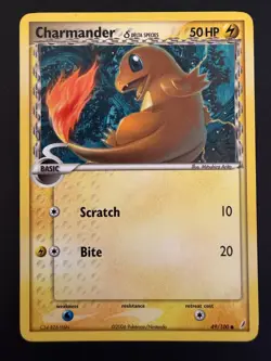 Charmander Crystal Guardians 2006 49/100 Common Pokemon NM - Image 1