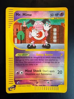Pokemon Mr. Mime 95b/147 Reverse Holo Aquapolis - Image 1