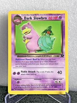 Dark Slowbro 29/82 Team Rocket Unlimited LP Uncommon Pokemon TCG - Image 1