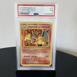 Pokemon Charizard 11/108 XY Evolutions Holo PSA 7 - Image 1